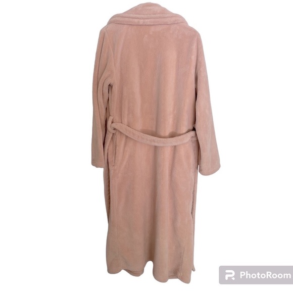 💗 Nordstrom Bliss Plush Light Pink Robe Women’s Size Medium - Picture 7 of 7